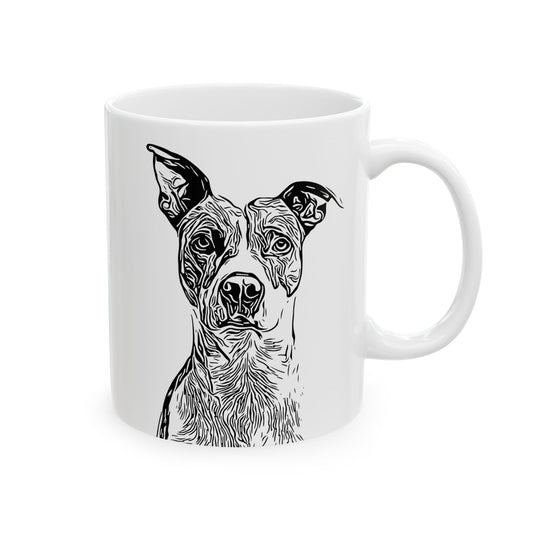 Ceramic Mug with Unique Design - Perfect for Gifts, Home Decor, Coffee Lovers, Art Enthusiasts, and Special Occasions