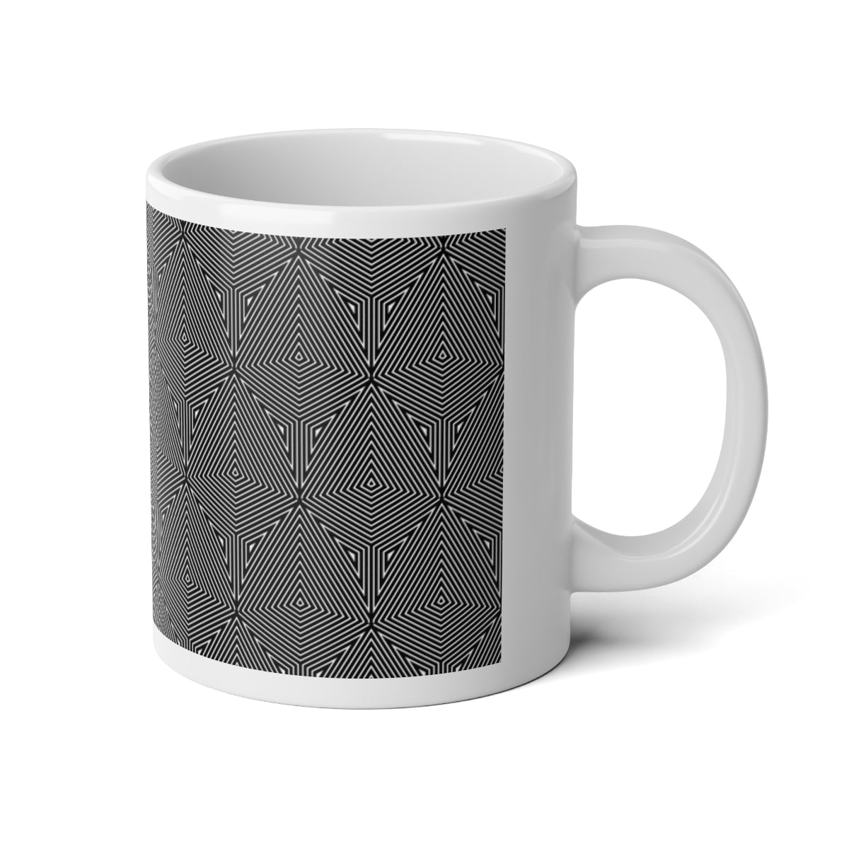 Trippy Lines Jumbo Mug