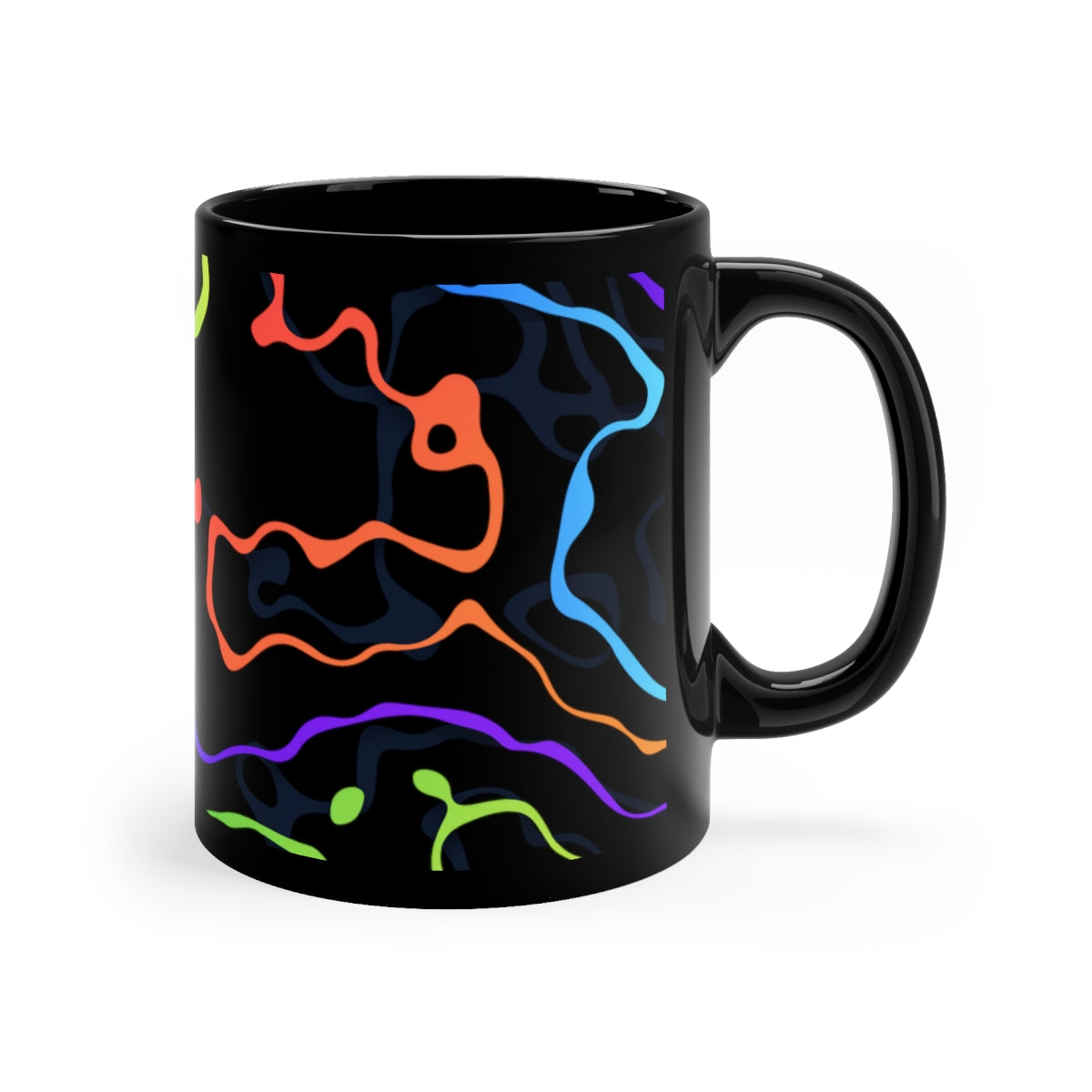 Electro Deez Black Mug