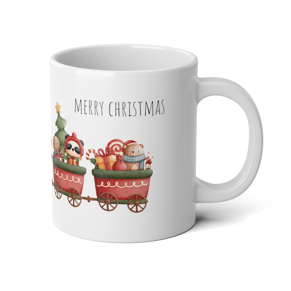 Christmas Train Jumbo Mug