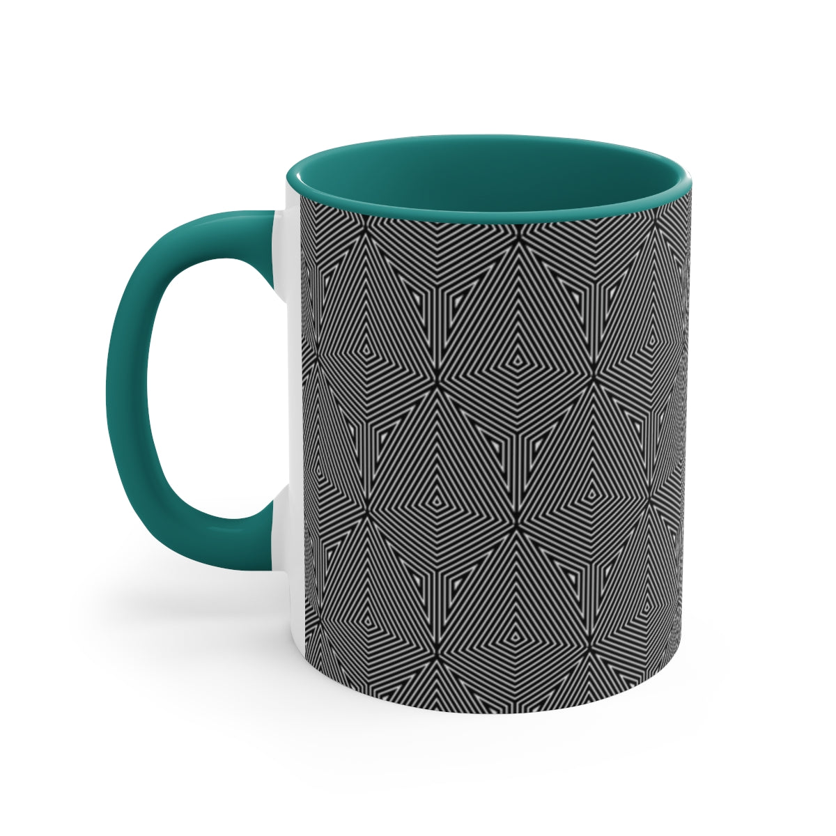 Trippy Lines Accent Mug