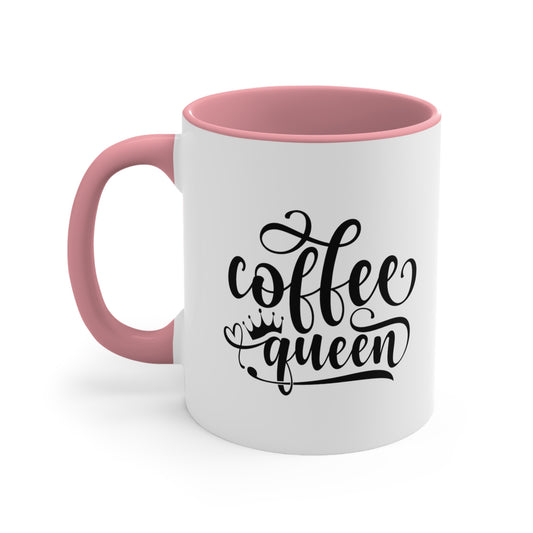 "Coffee Queen" Accent Mug