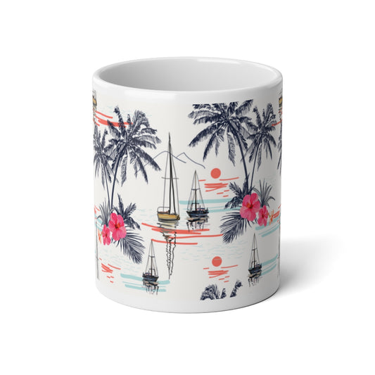 Sailing Beach Jumbo Mug