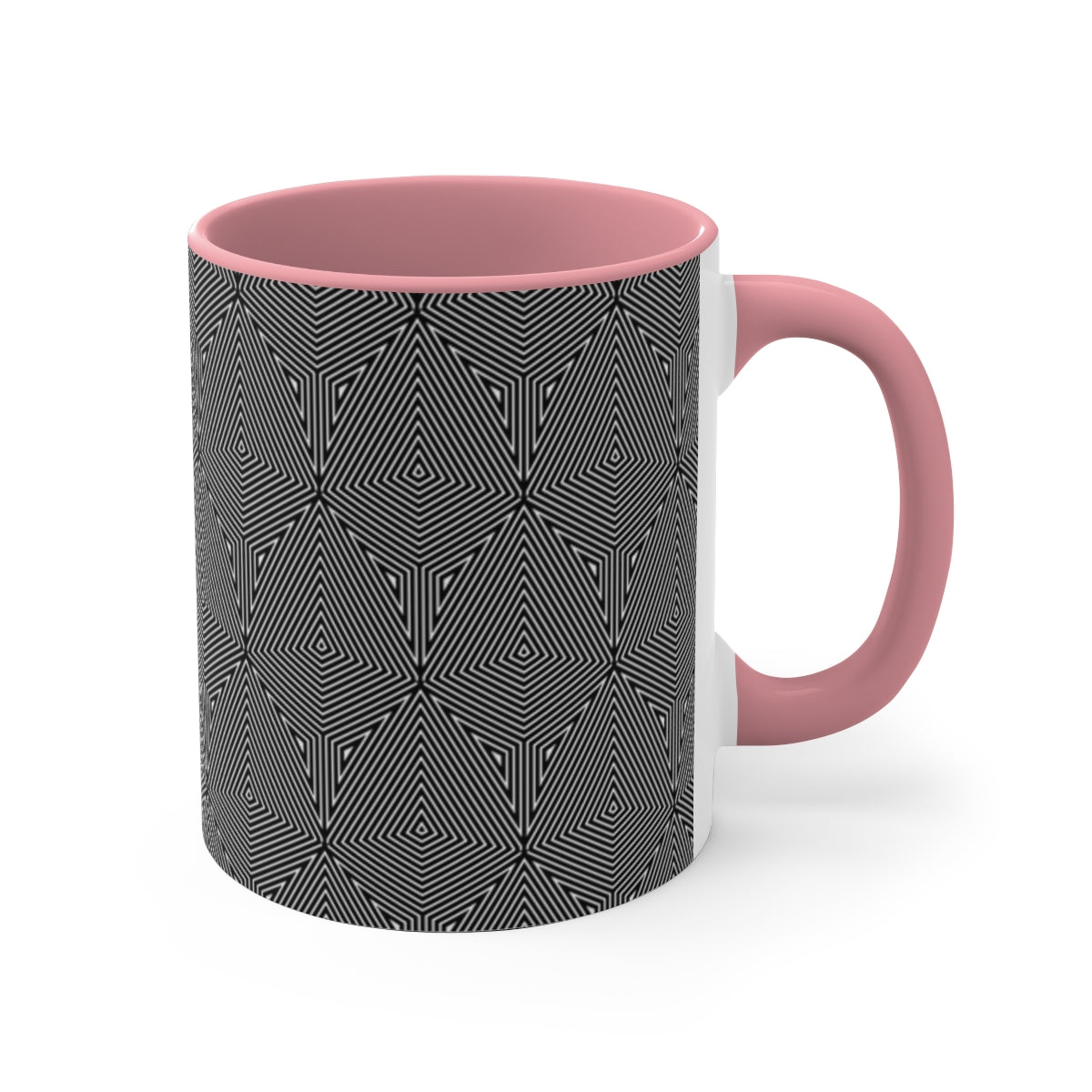 Trippy Lines Accent Mug