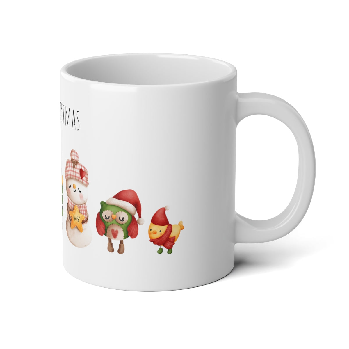 Merry Christmas Jumbo Mug