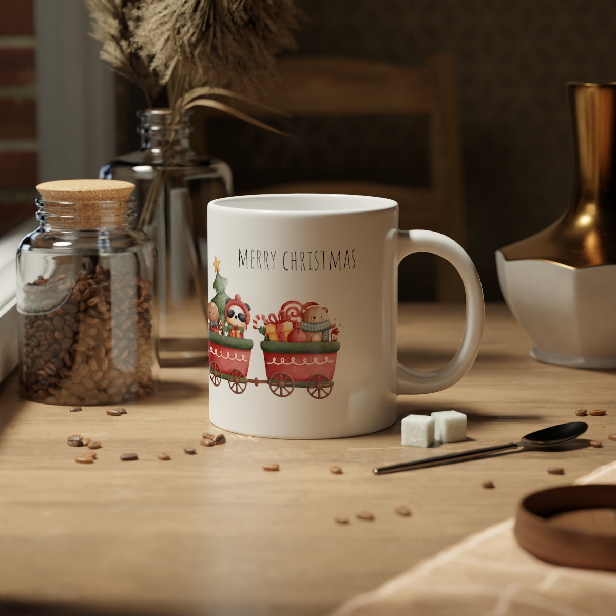 Christmas Train Jumbo Mug