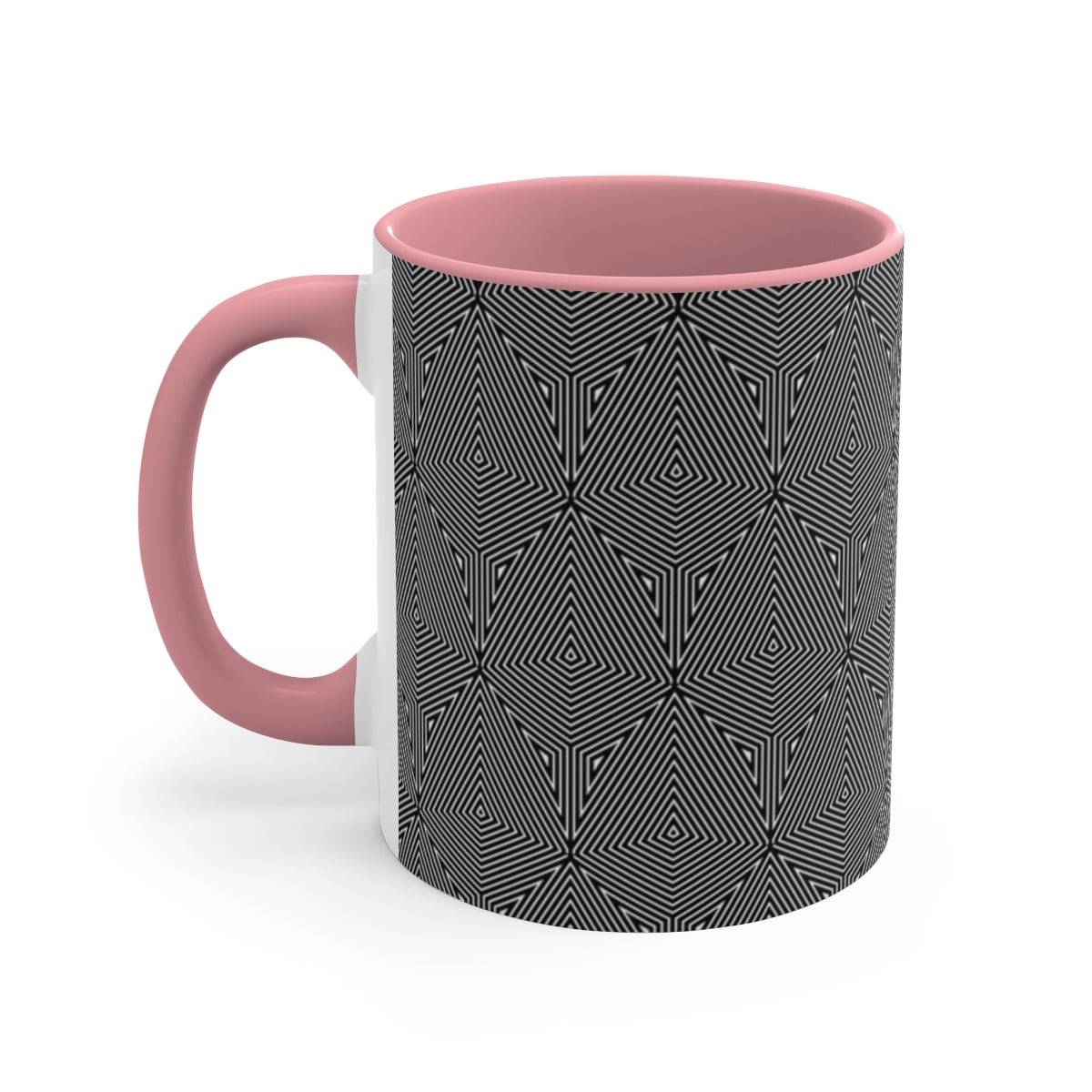 Trippy Lines Accent Mug