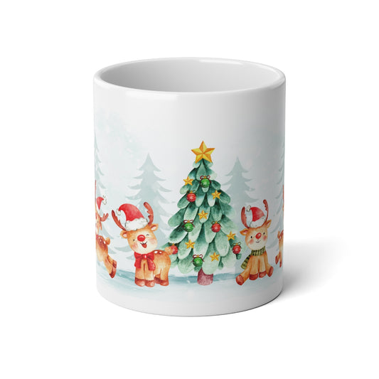 Christmas Reindeers Jumbo Mug